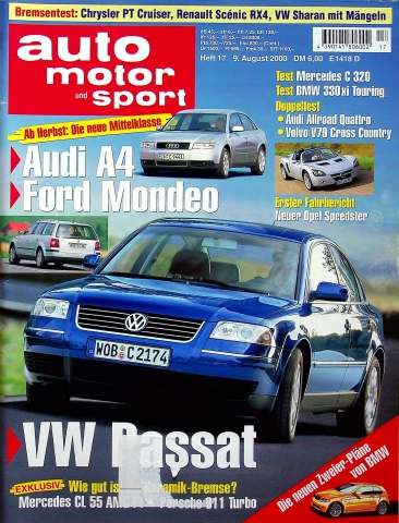 Deckblatt Auto Motor und Sport (17/2000)